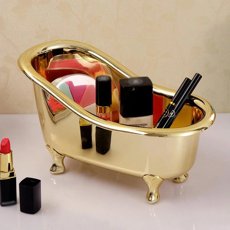 Bar Cart Gold - コンテナ,石鹸,宝石,金,銀,雑貨用のミニコンテナ