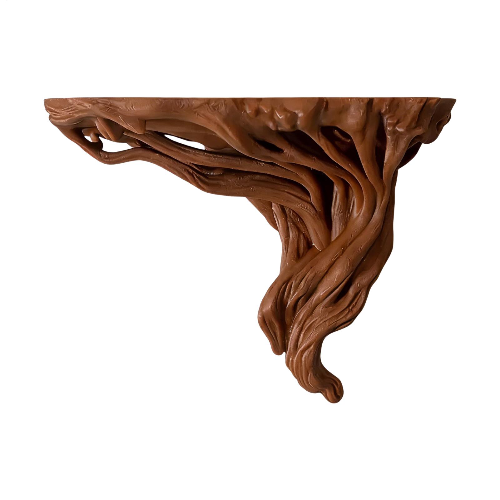 木の根の形をした棚 壁掛けラック ボヘミアンスタイル 壁飾り - Home Bar Shelf のレビューと価格