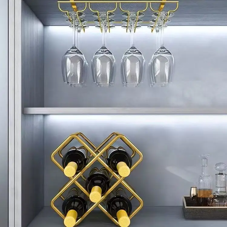5グリッド鉄製ワインラック赤ワインボトル収納ワインディスプレ - Home Bar And Cabinet のレビューと価格