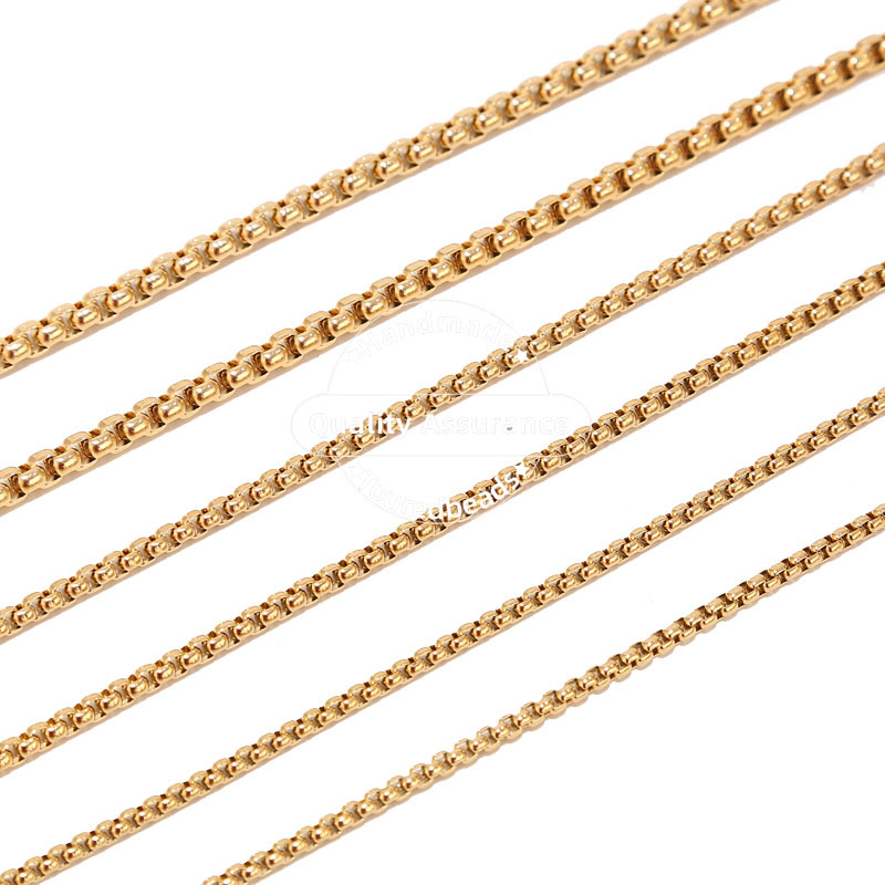 2メートルのステンレススチールチェーン,2mm,3mm,4m - Bar Cart Gold のレビューと価格