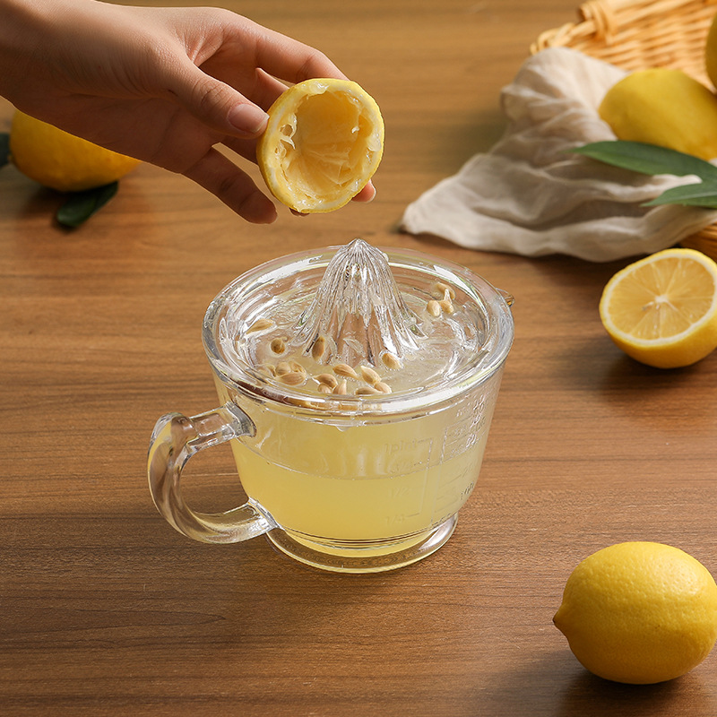 クリエイティブホームガラス製レモンジューサー、手動フルーツジ - Citrus Juicer Bar のレビューと価格