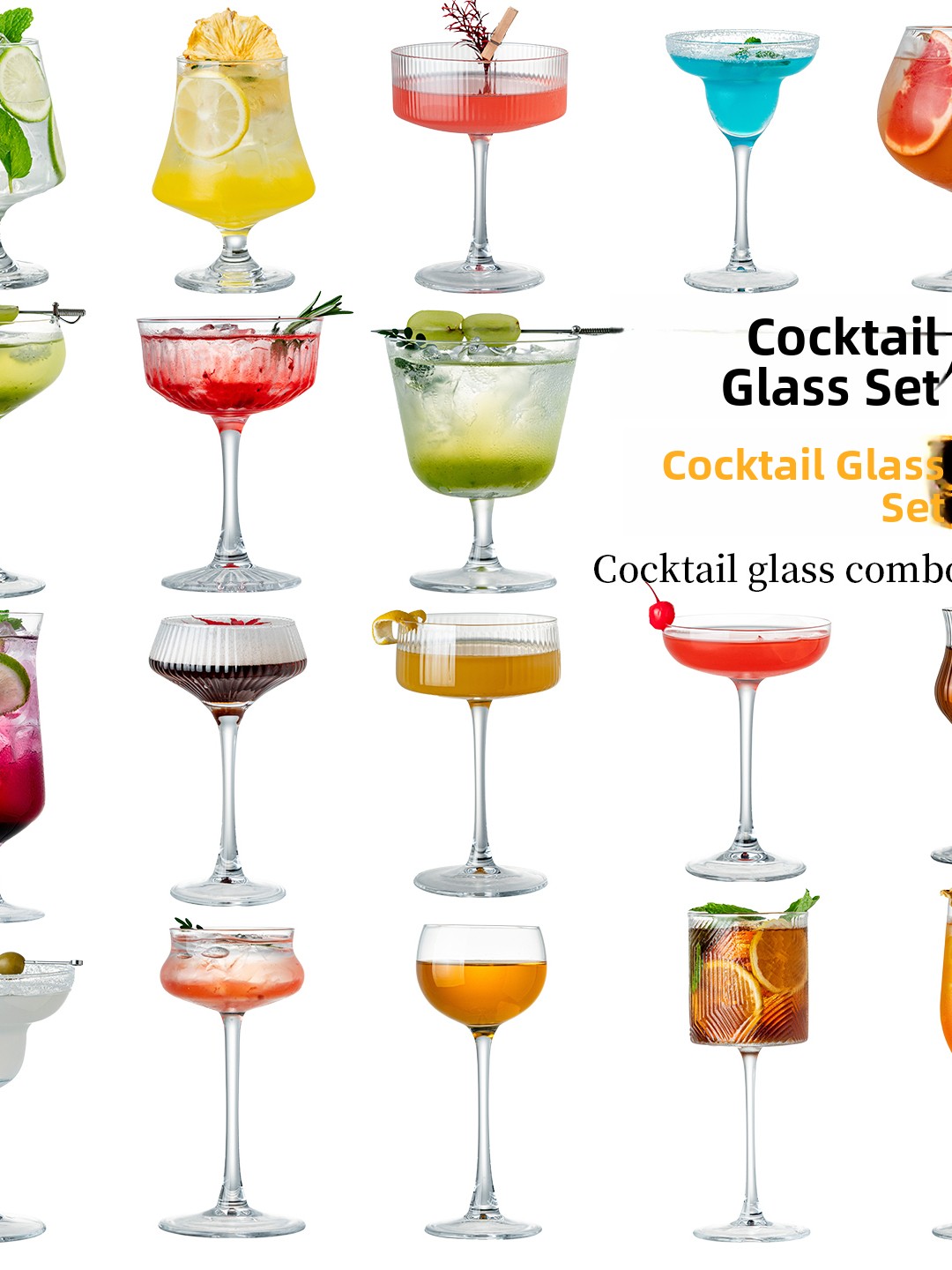 プレミアムクリスタルガラスカクテルセット ヴィンテージバー  - Highball Glass Set のレビューと価格