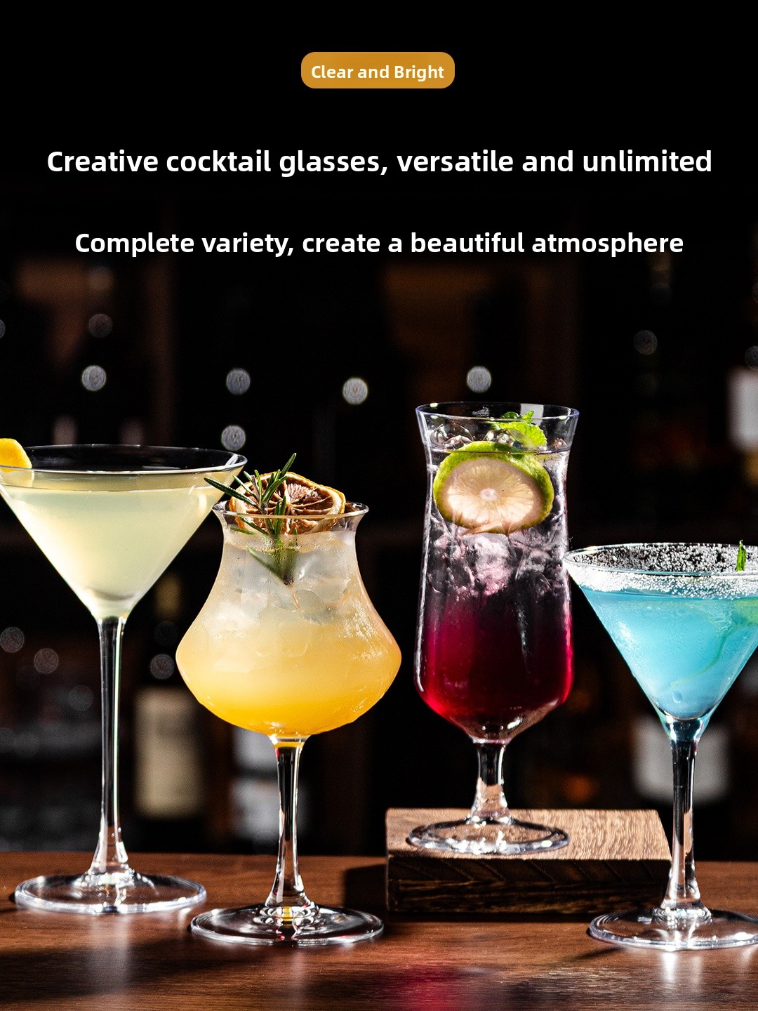 プレミアムクリスタルガラスカクテルセット ヴィンテージバー  - Highball Glass Set のレビューと価格